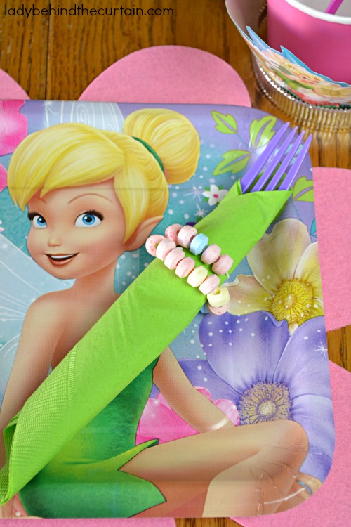 Tinker Bell Woodland Party Guest Table