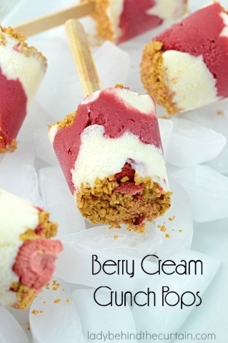 An easy to make healthy summer choice. Made with frozen Greek yogurt, sorbet and cereal!