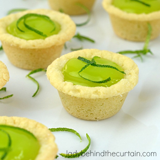 Made with store bought sugar cookies and filled with a delicious lime curd.  Perfect for your next barbecue!