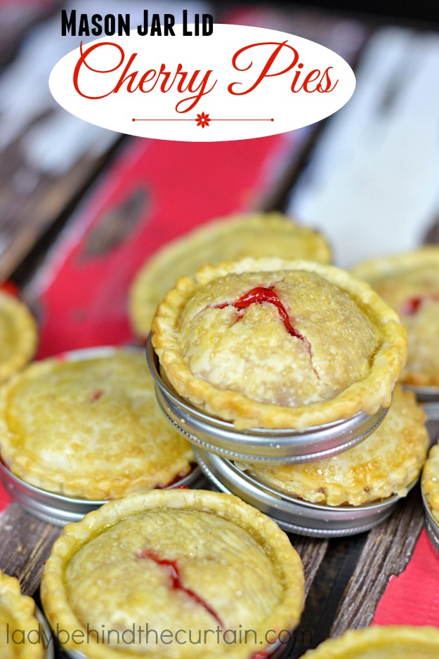 An easy to make fun way to make cherry pies for a party. Full of cherries and crispy crust.