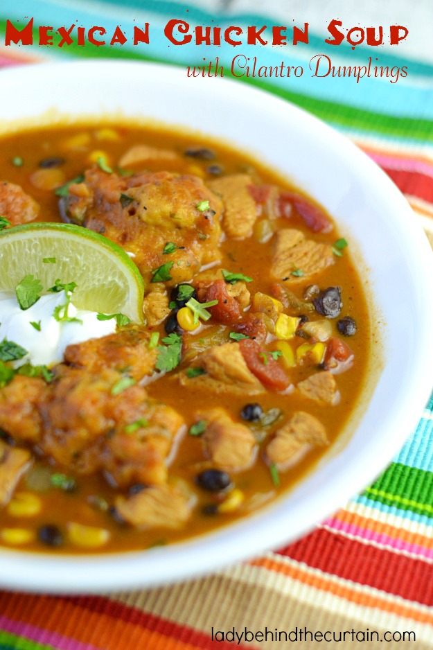 The perfect soup to serve before a Mexican meal or as a main course.