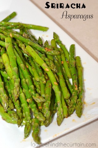 Fresh asparagus with a kick.