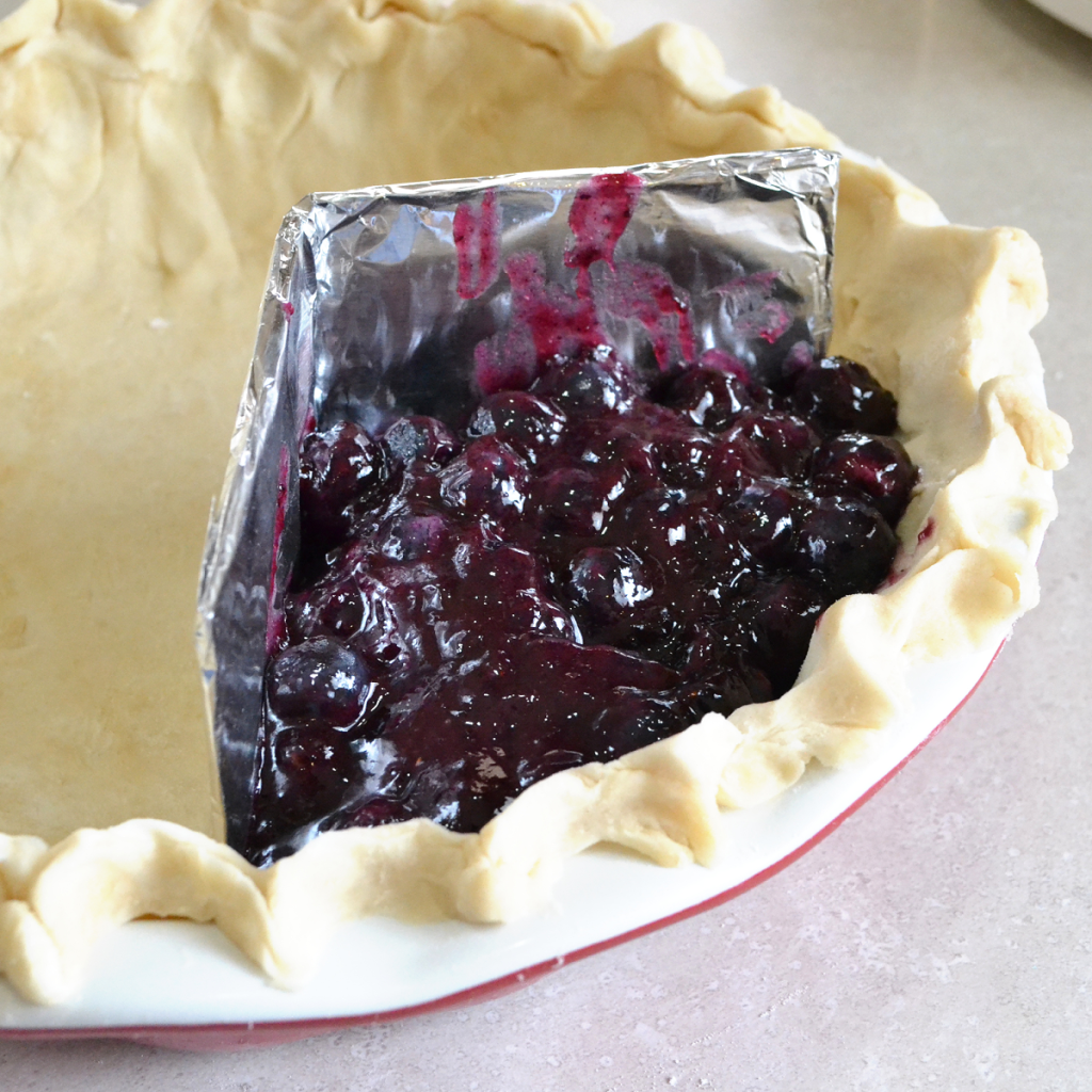 Cherry Berry American Flag Pie