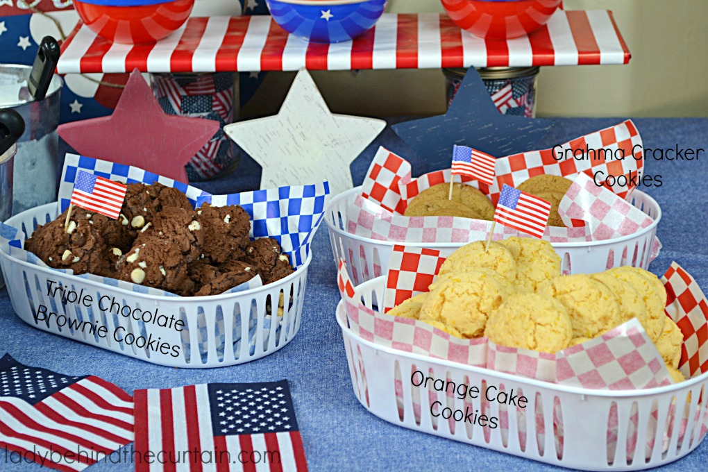 Get your creative juices flowing with this fun 4th of July dessert table.