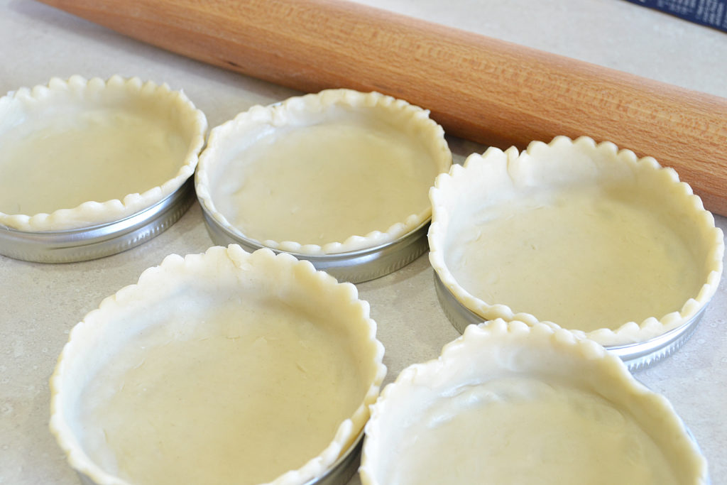 Mason Jar Lid Cherry Pie