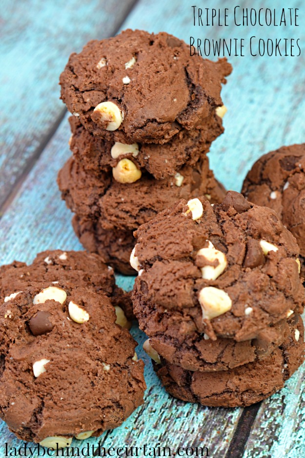 A chewy decadent cookie made from a brownie mix.  Perfect for summer entertaining.