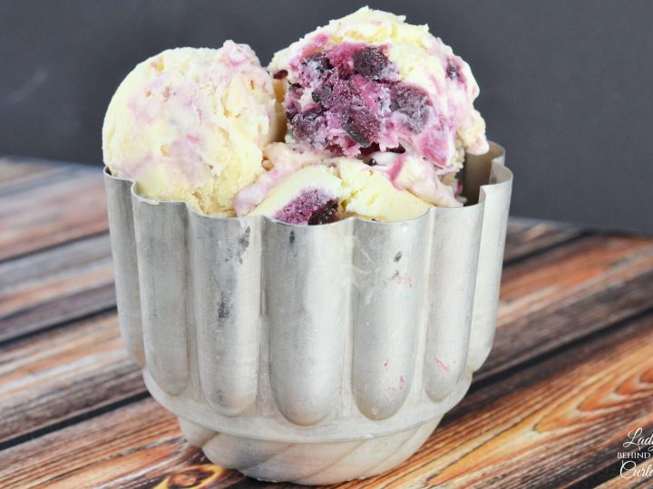Lemon Blueberry Pie Ice Cream