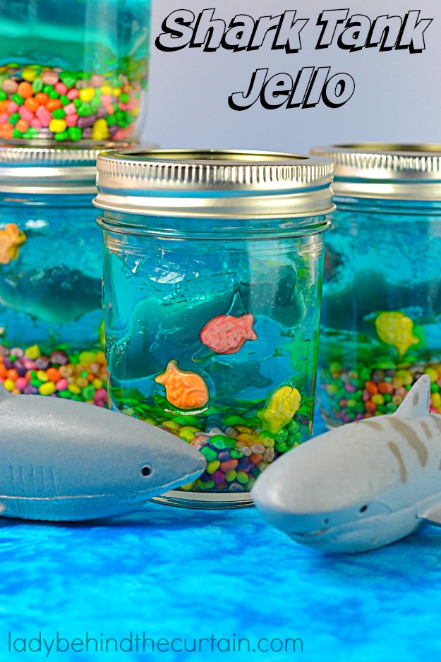 Celebrate Shark Week with this fun Shark Tank Jello! 