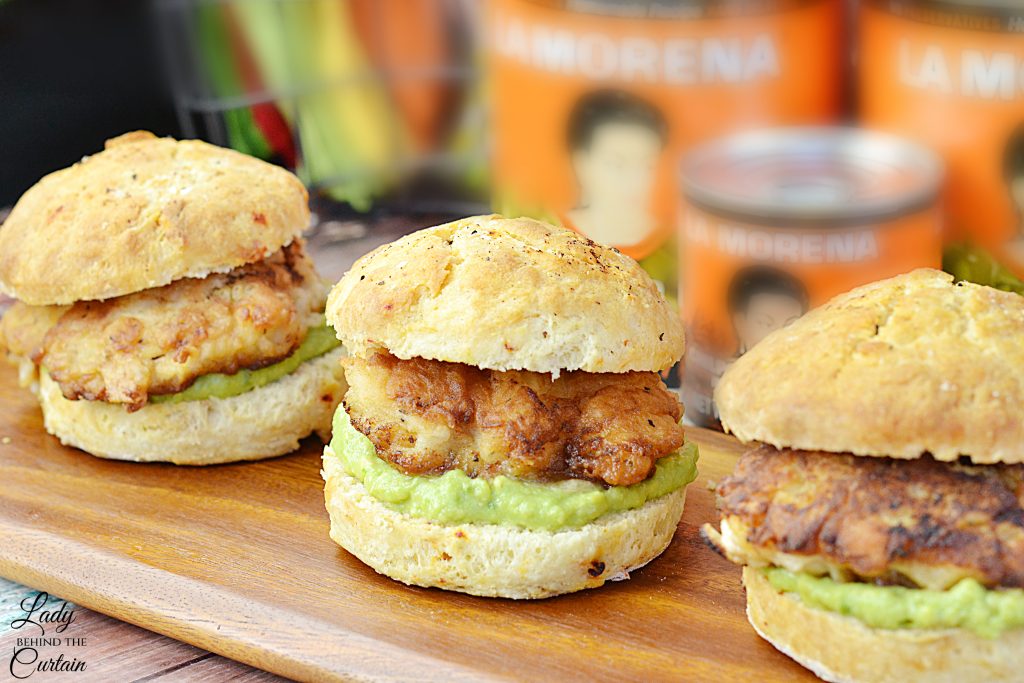 Chipotle Honey Biscuit Chicken Sliders