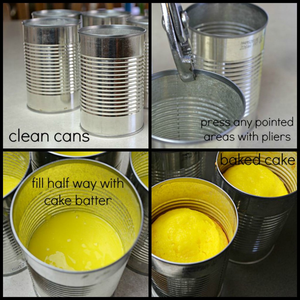 Get Well Soon Sunshine Cake in a Can: Bring a little sunshine to someone with this easy to make cake in a can!