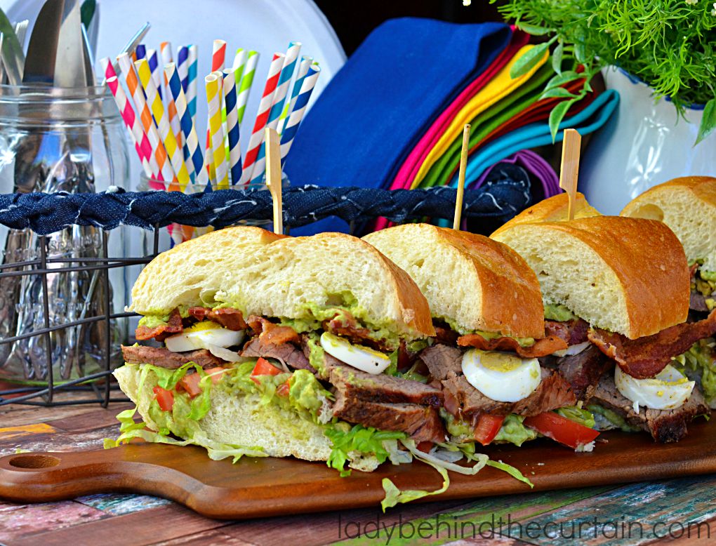 Grilled Beef Cobb Sandwich