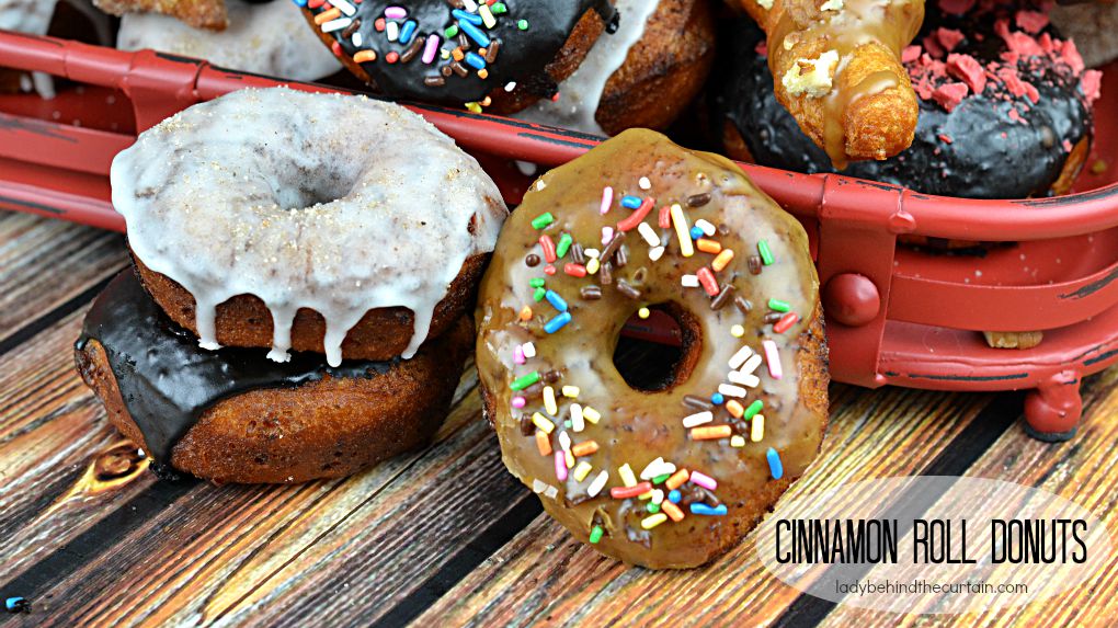 Store Bought Biscuit, Cinnamon Roll and Crescent Roll Donuts