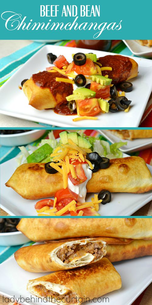 Beef and Bean Chimichangas - $5 Dinners