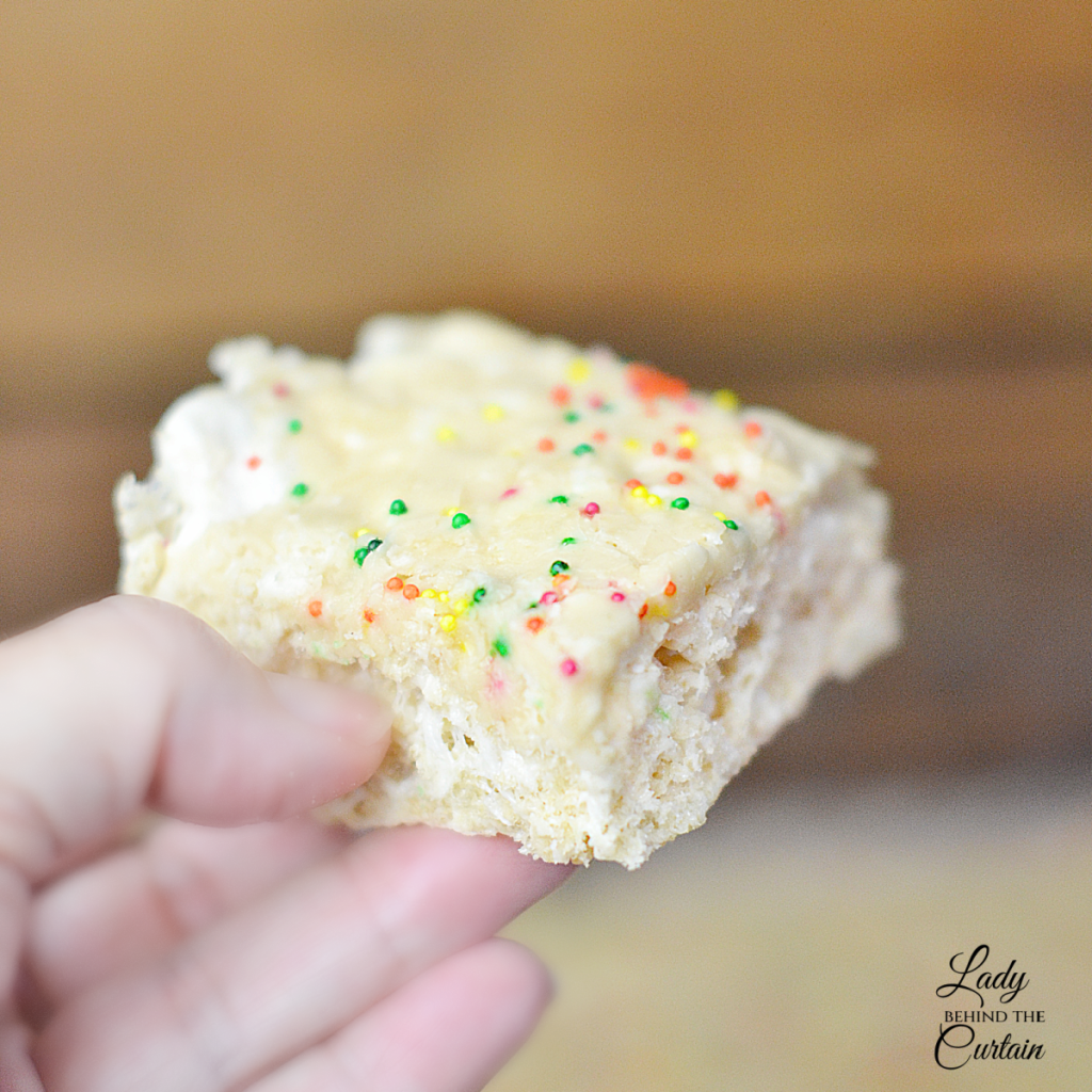 Brown Butter Rice Krispies Treats with Brown Butter Icing