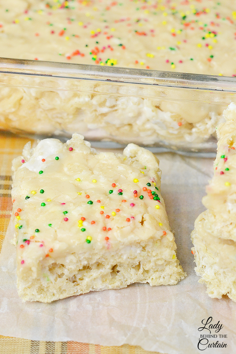 Brown Butter Rice Krispies Treats with Brown Butter Icing