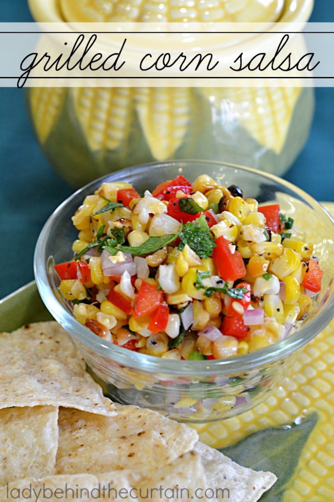 Grilled Corn Salsa | This salsa is sweet and savory at the same time with under tones of smokiness from the grilled corn.