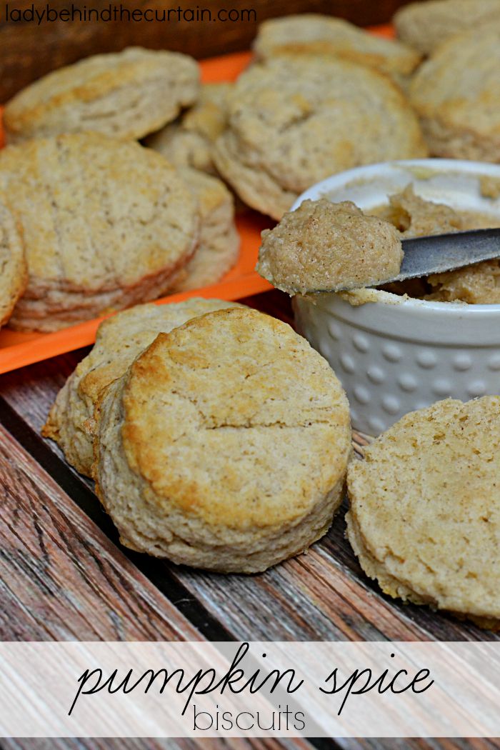 Pumpkin Spice Biscuits | These light and fluffy biscuits are even better slathered with my Pumpkin Spice Butter!