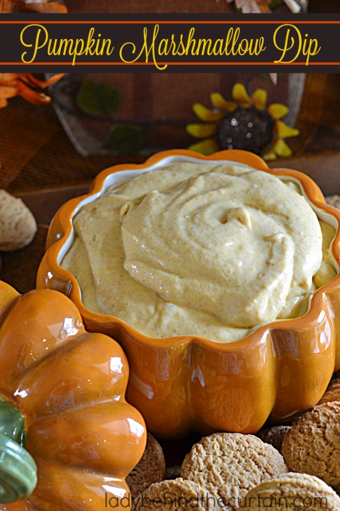 Pumpkin Marshmallow Dip