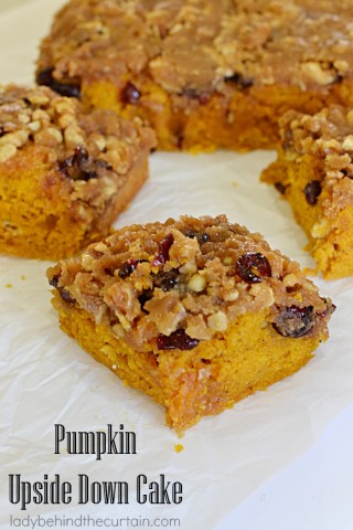 Pumpkin Upside Down Cake | There is only ONE flavor that screams autumn and that's non other then PUMPKIN!