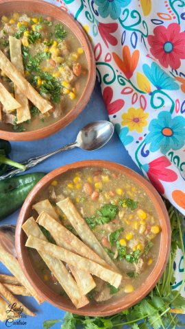 Slow-Cooker Spicy Pork Green Chili Soup