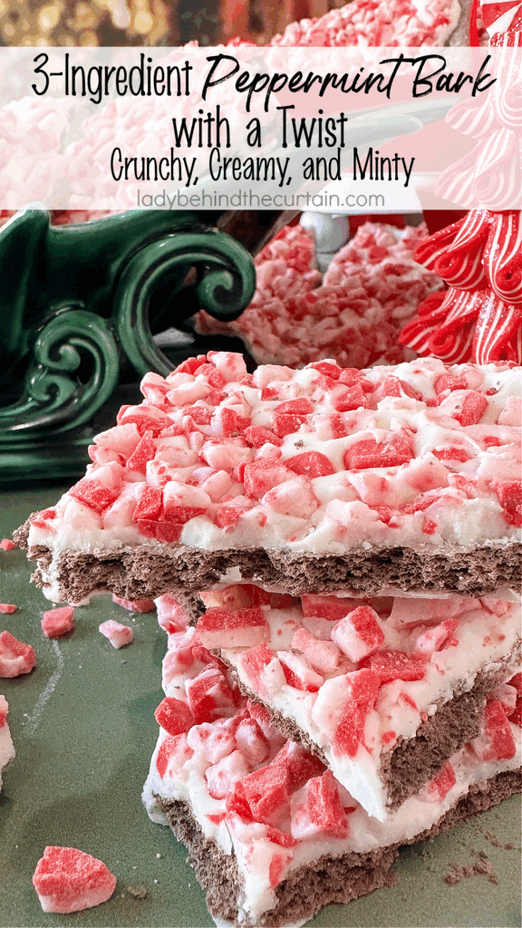 3-Ingredient Peppermint Bark with a Twist