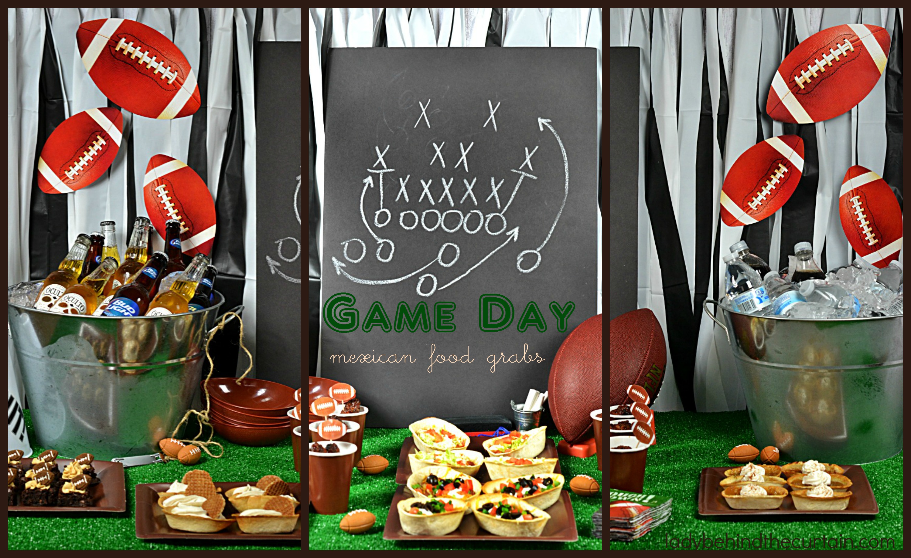 Game Day Mexican Food Grabs | Oh my gosh! Is there anything better then game day food? It's the one time all your favorite foods are on one table in mini form so you can HAVE THEM ALL! 