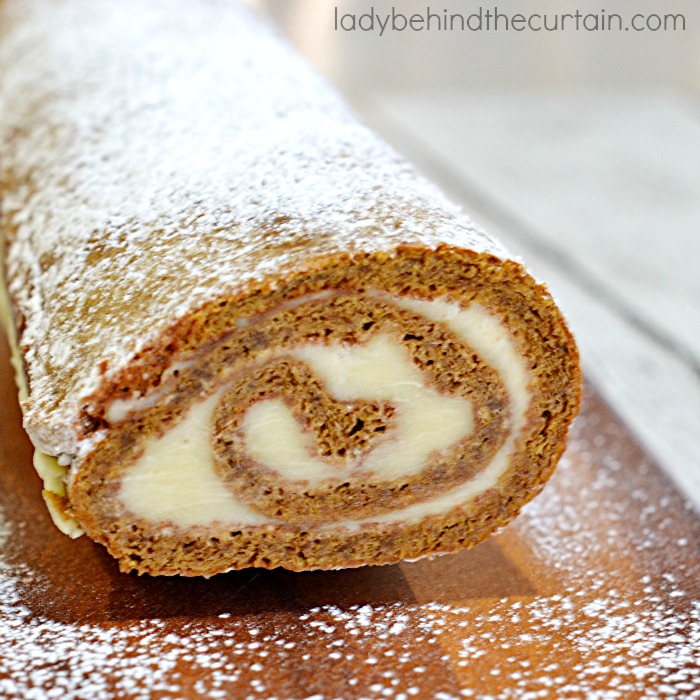 Gingerbread Cake Roll