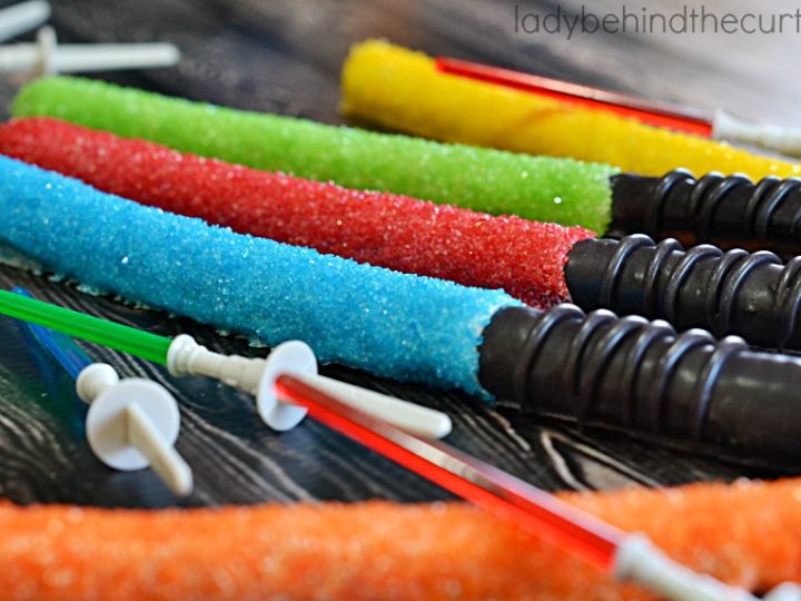 Light Saber Pretzels | Celebrate the NEW Star Wars The Force Awakens movie with these easy to make treats!