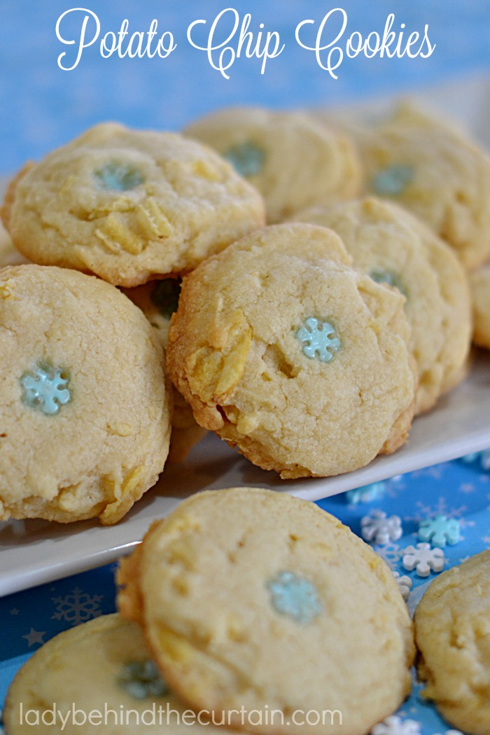 Potato Chip Cookies | A melt in your mouth light cookie full of butter flavor with a little crunch.