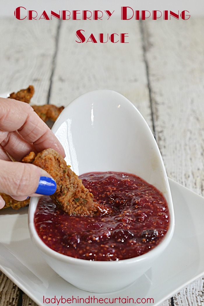 Cranberry dipping sauces