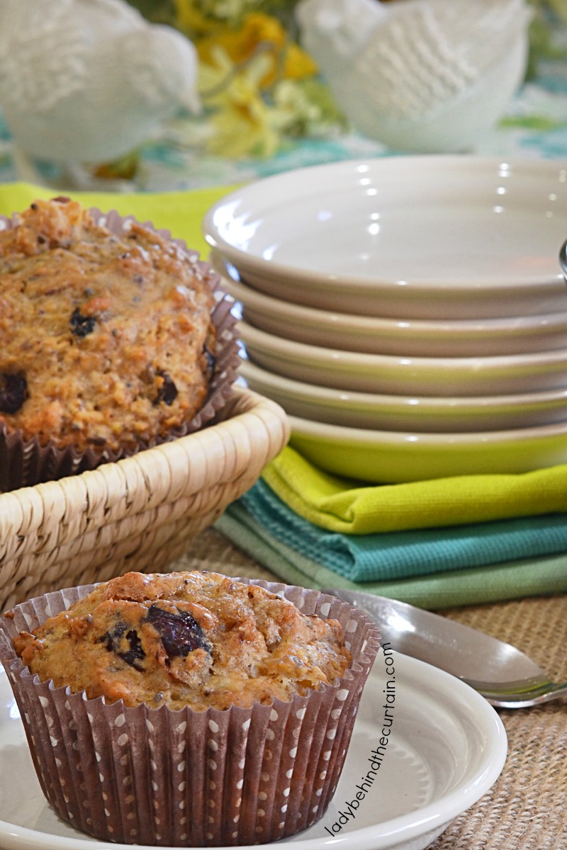 Fruit and Flaxseed Muffins