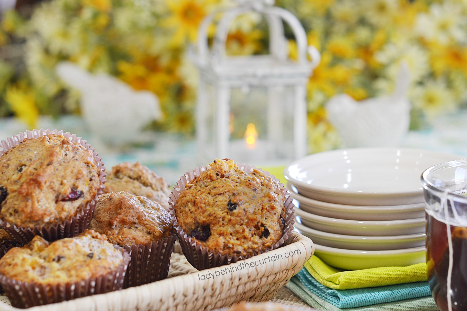 Fruit and Flaxseed Muffins