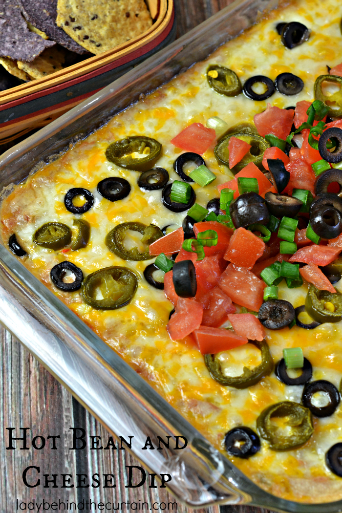 Hot Bean and Cheese Dip | Make a touchdown with your hungry game watchers and serve a dip they can really dig into!