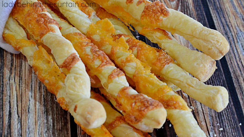  Puff Pastry Cheese Sticks | These light and tasty sticks remind me of a more sophisticated version of Cheetos cheese snacks. 