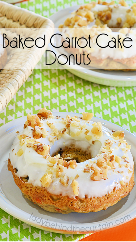 Baked Carrot Cake Donuts