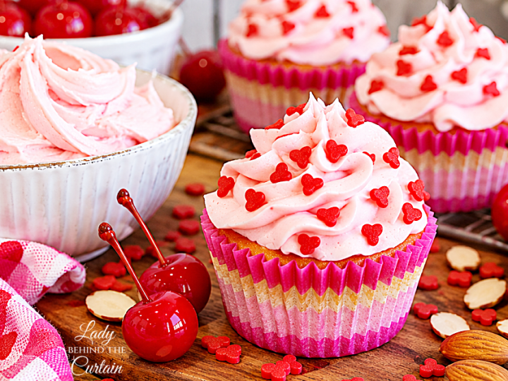 Cherry Almond Buttercream Frosting
