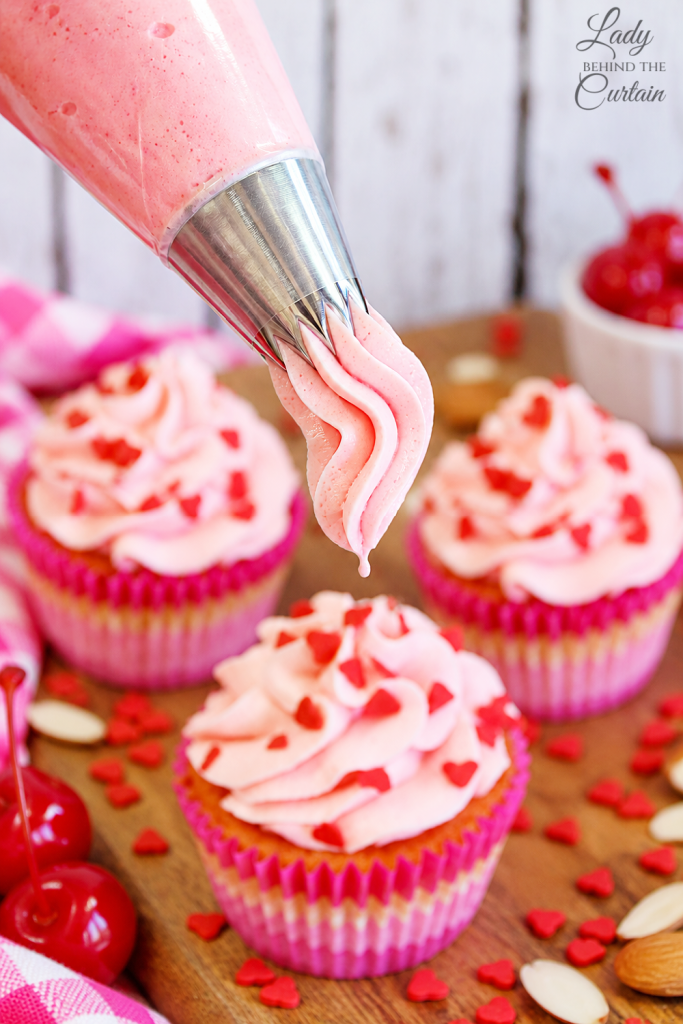 Cherry Almond Buttercream Frosting