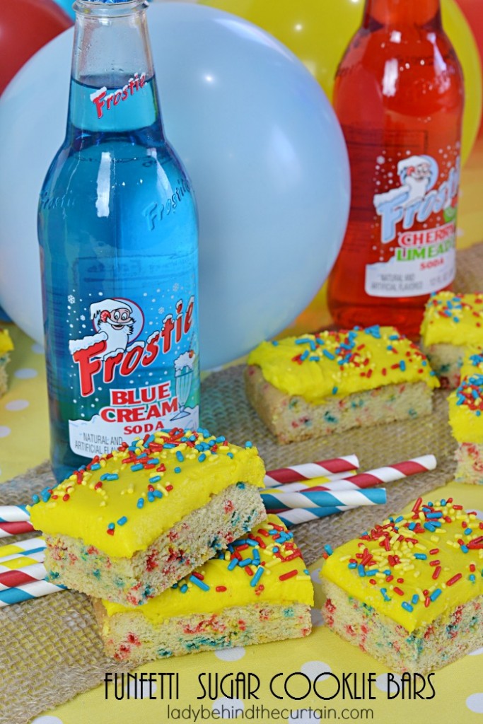 Funfetti Sugar Cookie Bars