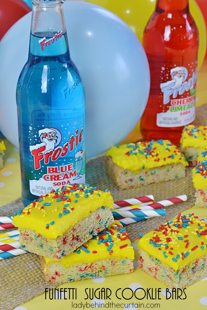 Funfetti Sugar Cookie Bars