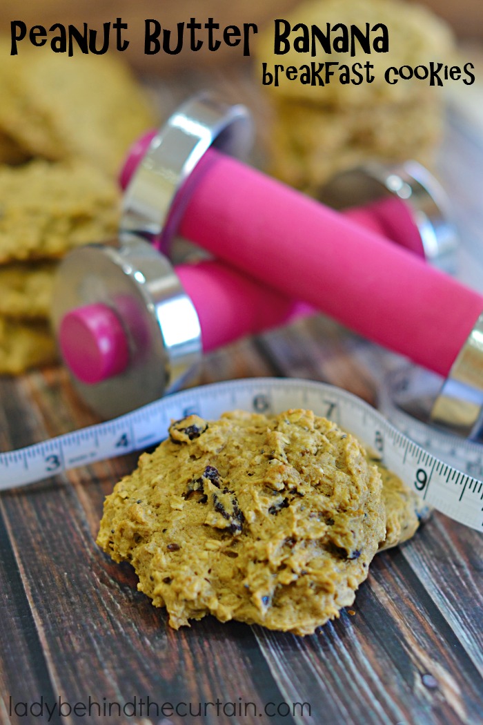 Peanut Butter Banana Breakfast Cookies