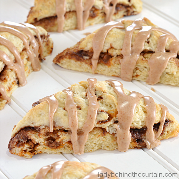 Triple Cinnamon Scones