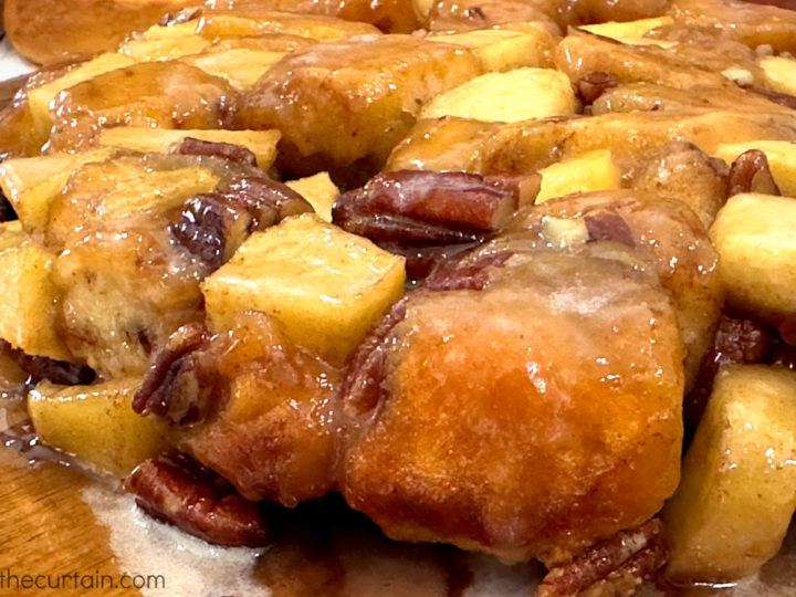 Upside Down Cinnamon Roll Apple Coffee Cake
