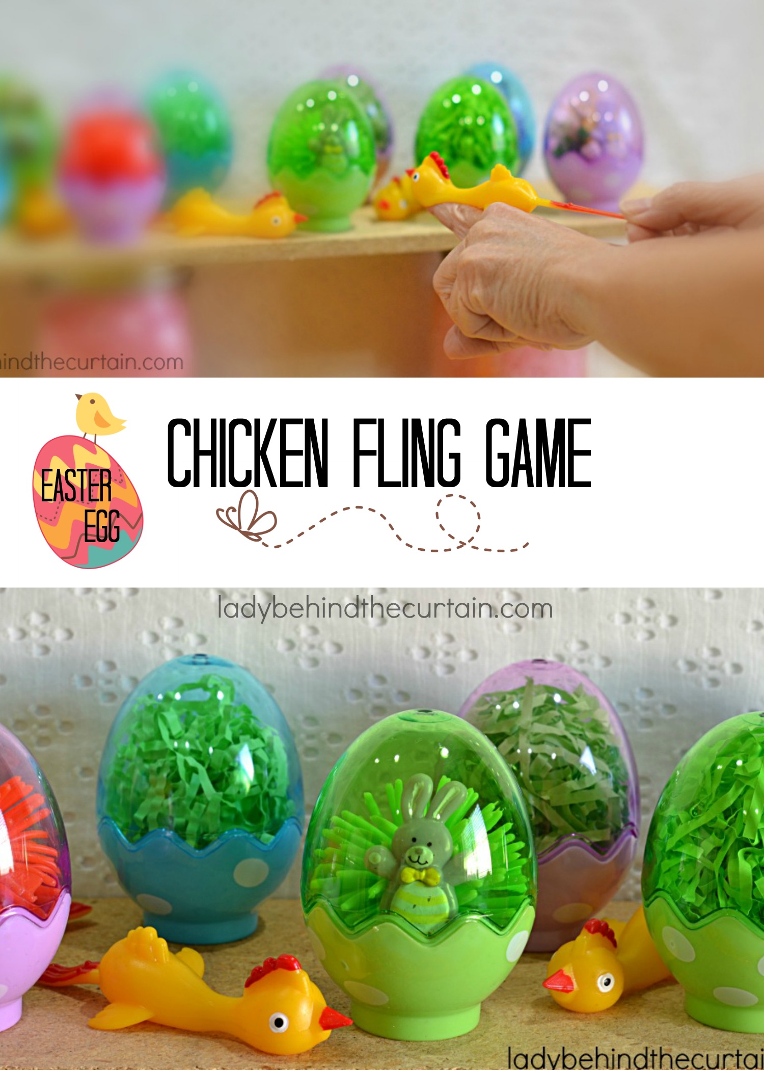 Easter Egg Chicken Fling Game