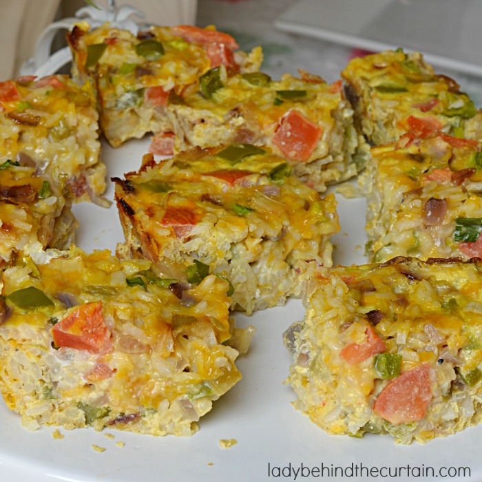 Green Chiles and Rice Frittata 