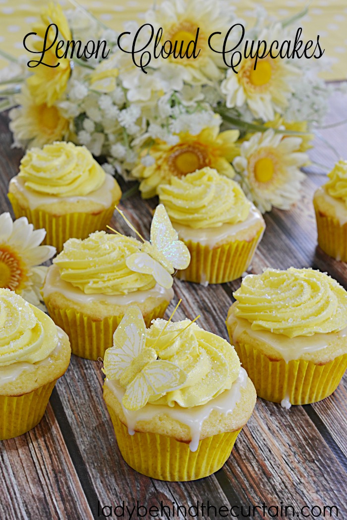 Lemon Cloud Cupcakes