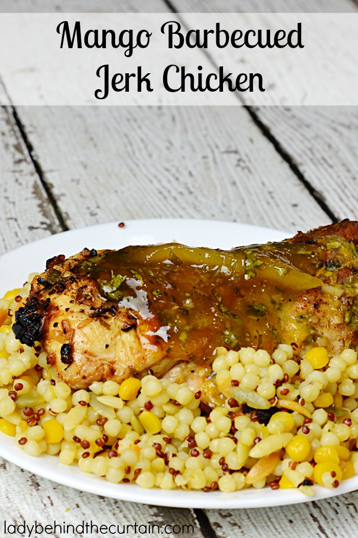 Mango Barbecued Jerk Chicken