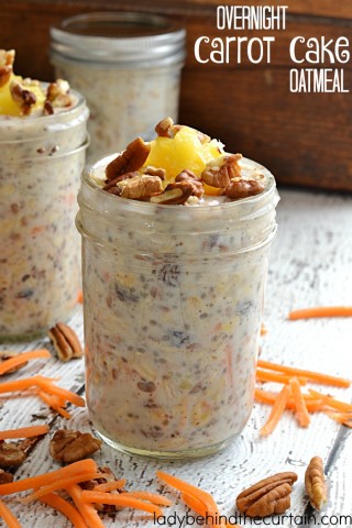 Overnight Carrot Cake Oatmeal