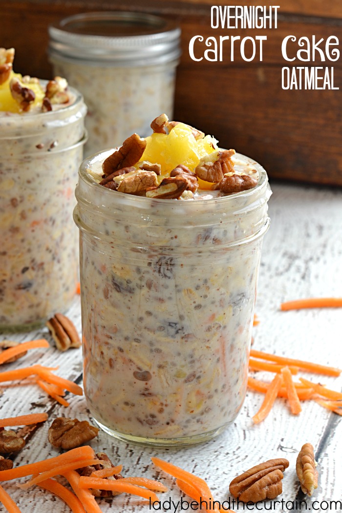 Overnight Carrot Cake Oatmeal