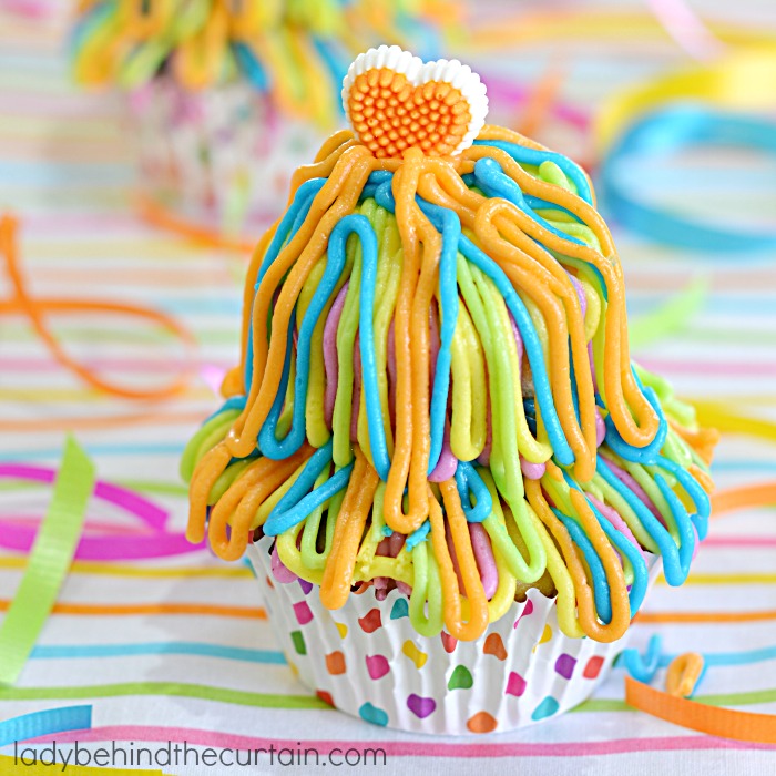 Confetti Tower Cupcakes Lady Behind the Curtain