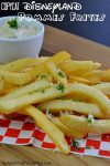 Copycat Disneyland Pommes Frites with Spicy Cajun Remoulade | Like everything with Disney they took a typical twice cooked french fry and made it something spectacular. My version of this Disneyland favorite is just as good and you can enjoy them without spending tons of money!